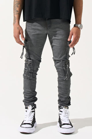 Serenede - Granite Cargo Jeans (GREY)