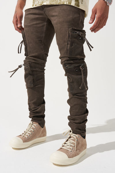 Serenede - Oud Cargo Jeans (Espresso)