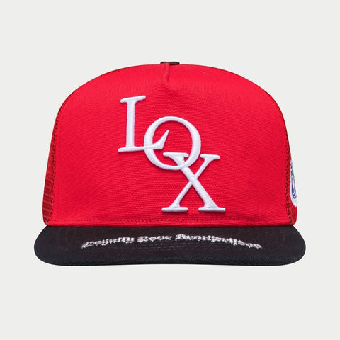 Godspeed - Living Off Xperience Trucker Hat (Red/Black)