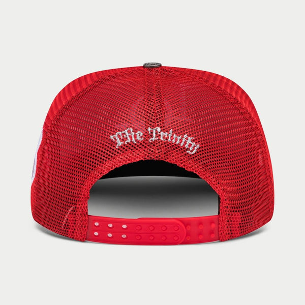 Godspeed - Living Off Xperience Trucker Hat (Red/Black)