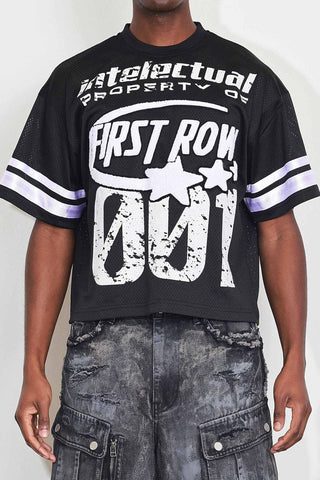 First Row - Bright Future Mesh Football Jersey (Black)