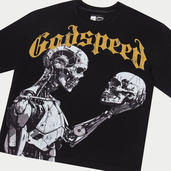 Godspeed - Mankind Vs Ai III Tee (Black/Yellow)