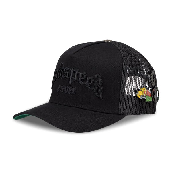 Godspeed - GS Forever Trucker Hat (Black/Black)