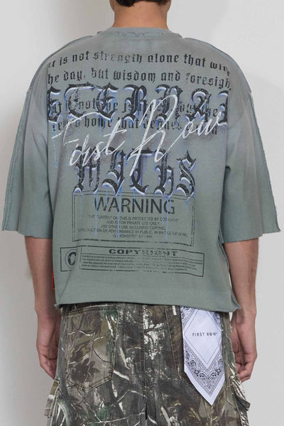First Row - Eternal Myths Broken Sculpture Tee (New Grey)