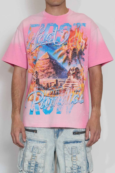 First Row - Lost Paradiso Burning Beach Tee (Pink)