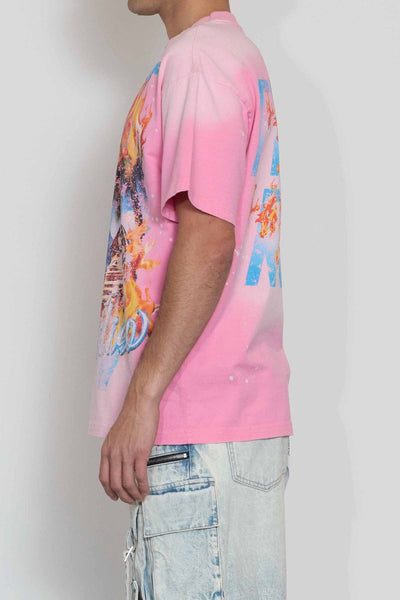 First Row - Lost Paradiso Burning Beach Tee (Pink)
