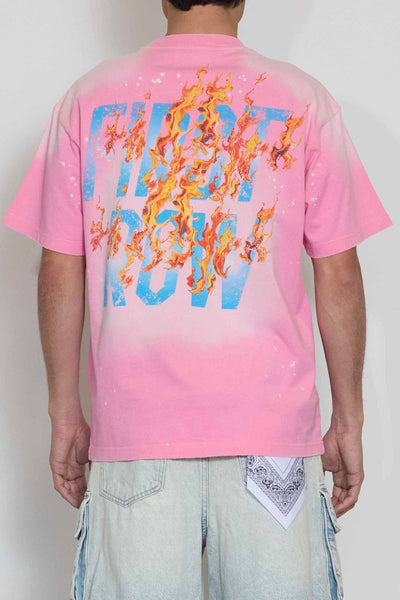 First Row - Lost Paradiso Burning Beach Tee (Pink)