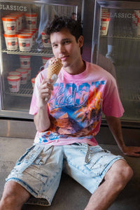 First Row - Lost Paradiso Burning Beach Tee (Pink)