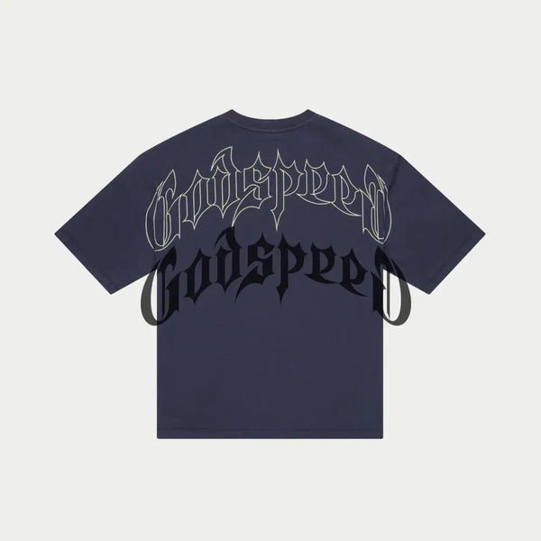 GODSPEED - Skyline Tee (Navy Wash)