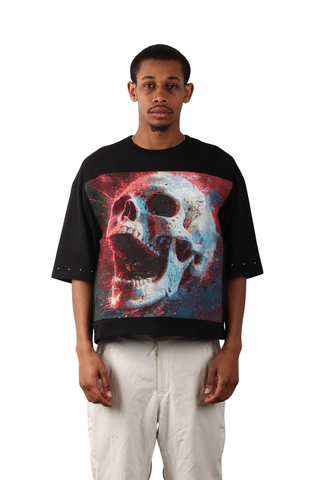 Majestik - Void Skull Cropped Tee (Black)
