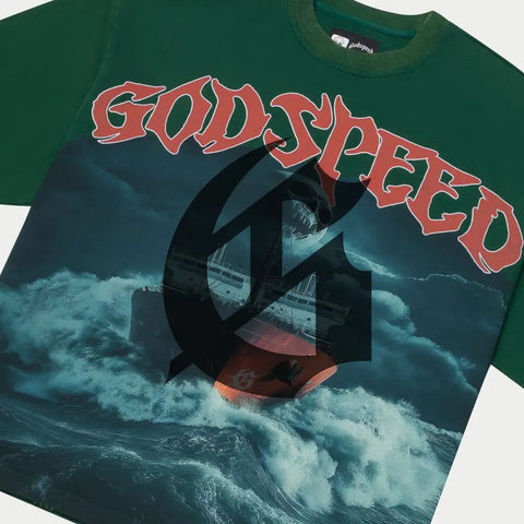 Godspeed - Sea Sick Tee (Green)