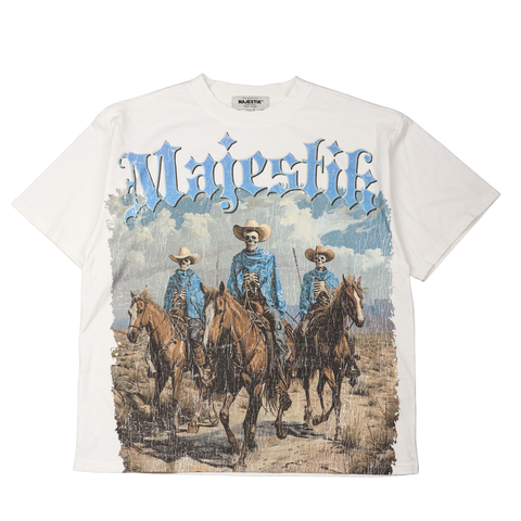 Majestik - Shariff Cropped Tee (Off White)