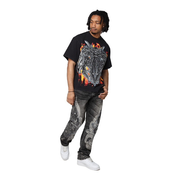 Smoke Rise - Luminous Tee (Black)