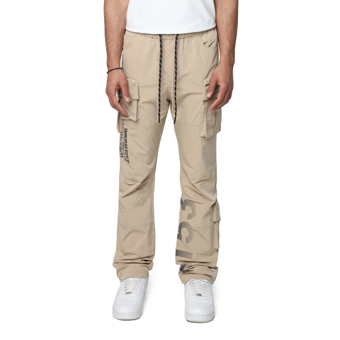 Smoke Rise - Multi Cargo Windbreaker Pant  (KHAKI)