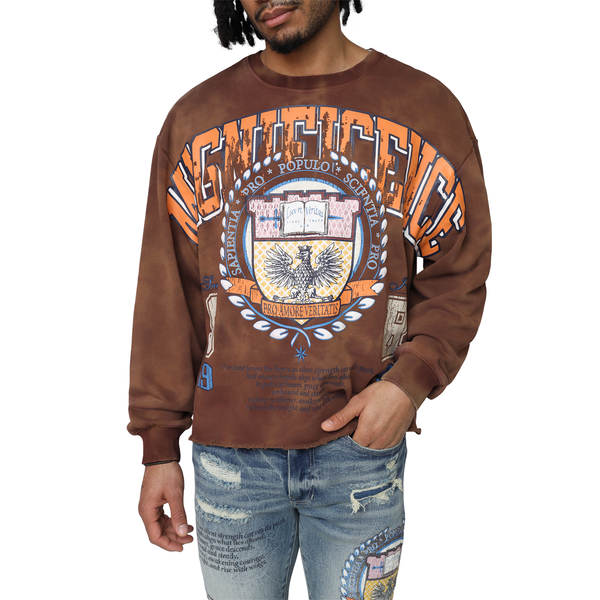 Smoke Rise - Magnificence French Terry Crewneck (Mustang)
