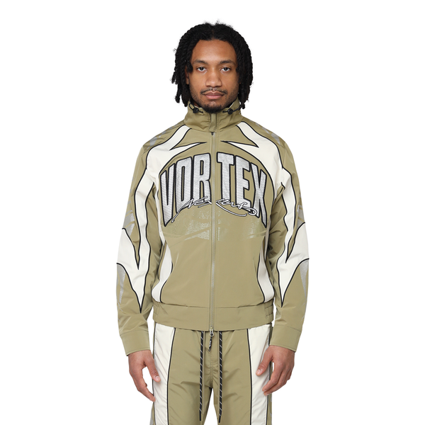 Smoke Rise - Vortex Windbreaker Jacket (Dried Herb)