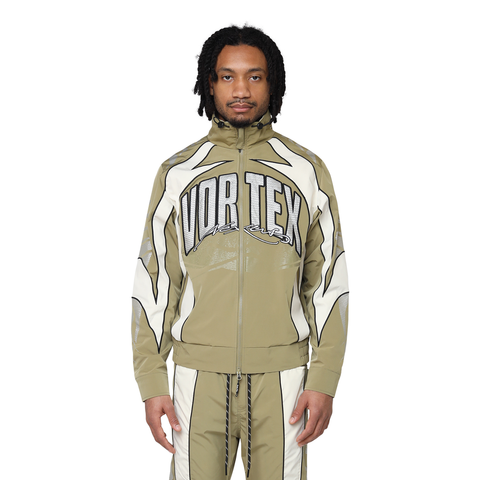 Smoke Rise - Vortex Windbreaker Jacket (Dried Herb)