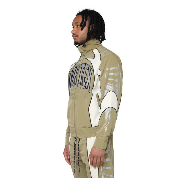Smoke Rise - Vortex Windbreaker Jacket (Dried Herb)