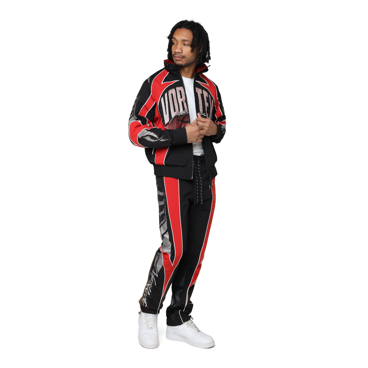 Smoke Rise - Vortex Windbreaker Jacket (Black)