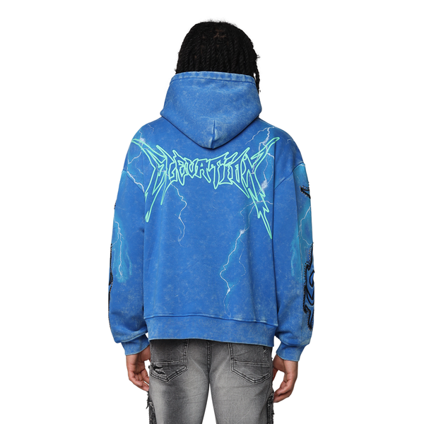 Smoke Rise - Paradise Fleece 2Fer Hoodie (Nautical Blue)