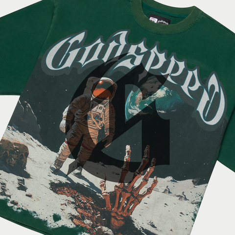 Godspeed - First Contact Tee (Emerald Wash)