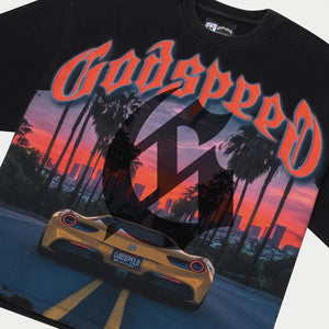 Godspeed - Sunset BLVD Tee (Black Wash)