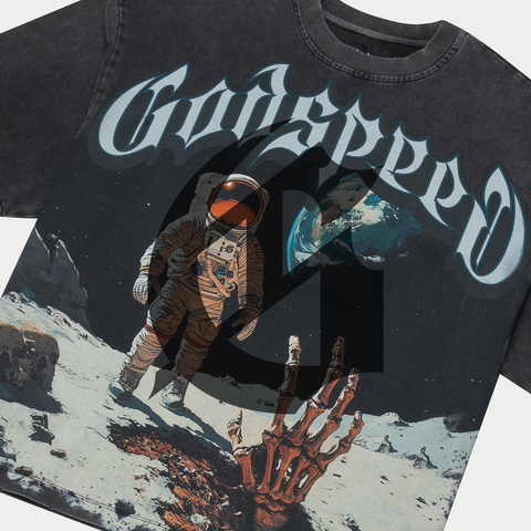 Godspeed - First Contact Tee (Grey Wash)