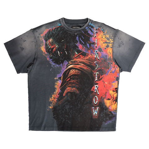 First Row - Ancestral Call Spirit Walked Washed Tee (Grey)