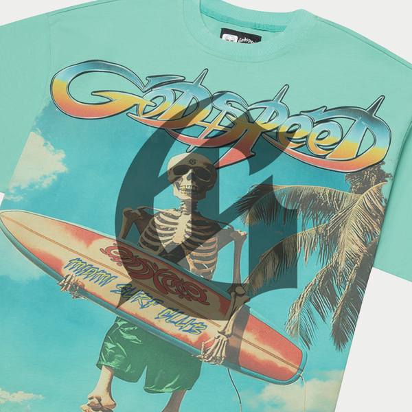 GODSPEED - Miami Surf Club Tee (Teal)