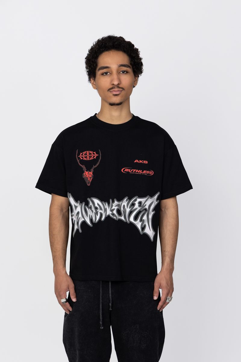 AK Supply - Awakened Boxy Heavy Tee (Black)