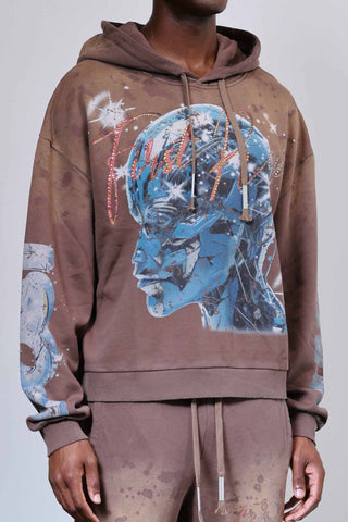 First Row - Post Human New Born Hoodie (Caffe)