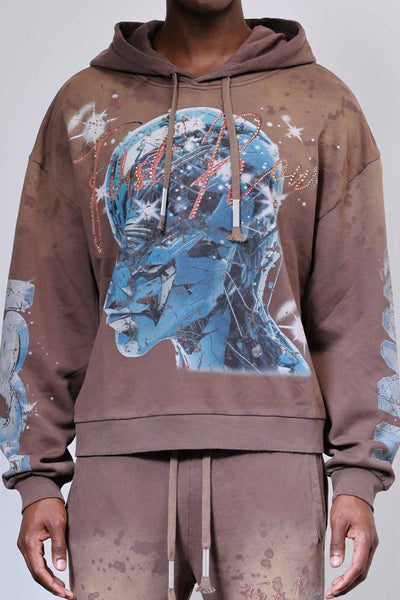 First Row - Post Human New Born Hoodie (Caffe)