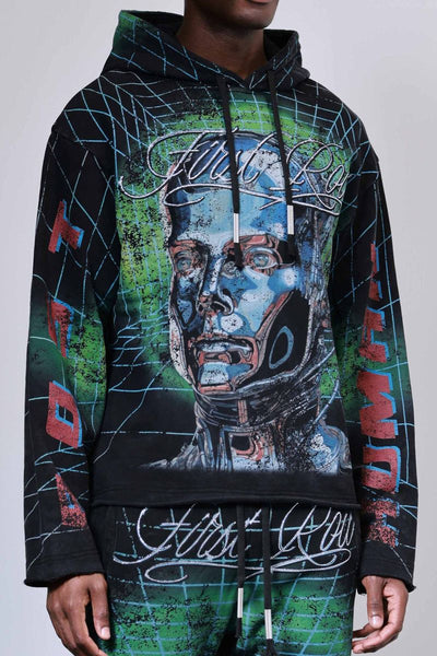 First Row - Post Human Matrix Hoodie (Black)