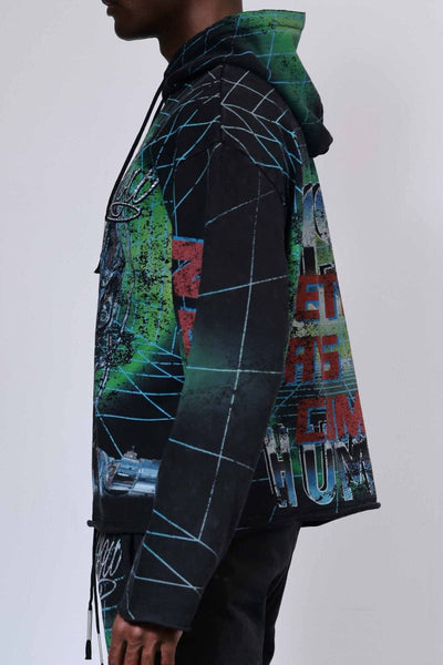 First Row - Post Human Matrix Hoodie (Black)