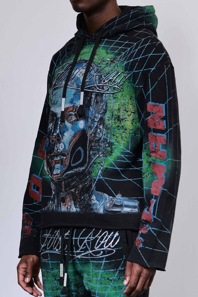 First Row - Post Human Matrix Hoodie (Black)