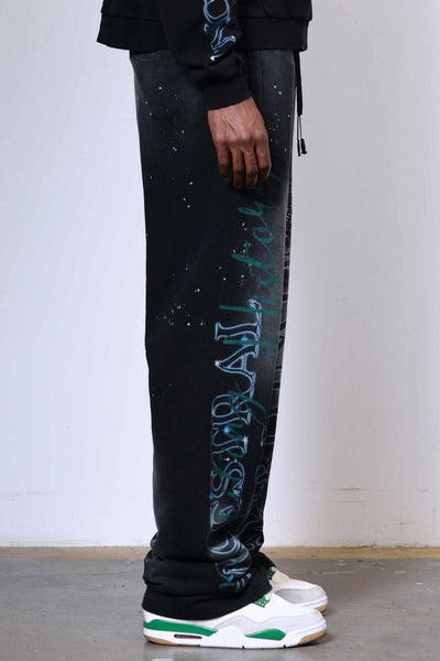 First Row - Ancestral Call Honorbound Baggy Sweatpants (Black)