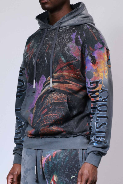 First Row - Ancestral Call Spirit Walker Hoodie (Dark Grey)
