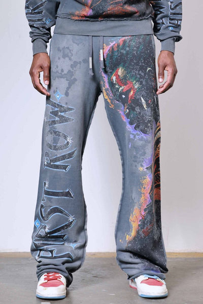 First Row - Ancestral Call Spirit Walker Baggy Sweatpants (Dark Grey)
