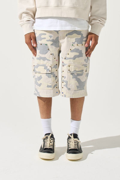 Serenede - Monarch Denim Shorts (Camoflauge)