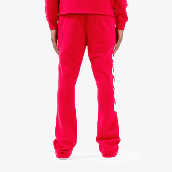 Copper Rivet - Flame Stack Pants (Red)