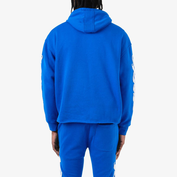 Copper Rivet - Saint Crop Hoodie (Royal)