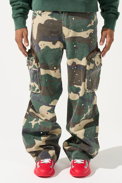 Serenede - Cache Baggy Jeans (Camo Gems)