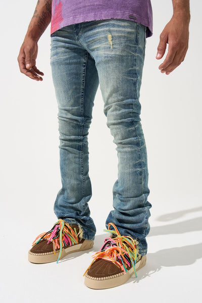 Serenede - Neptune Stack Jeans (Midblue)