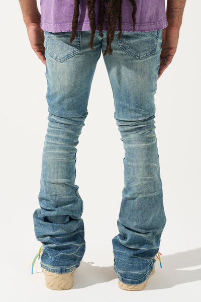 Serenede - Neptune Stack Jeans (Midblue)