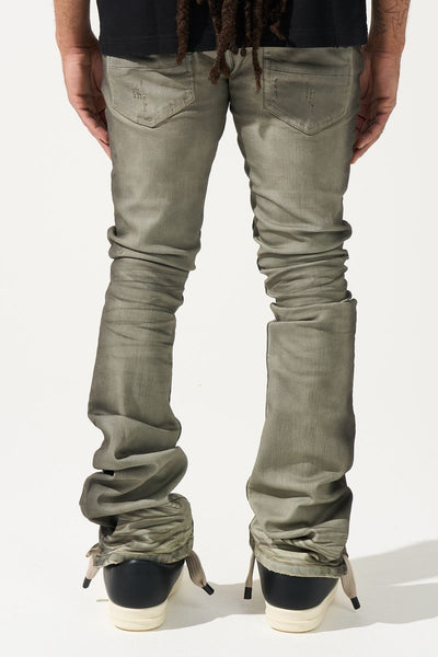 Serenede - Zinc Stacked Jeans (Shades)