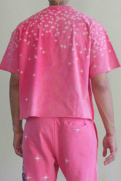 First Row - Made In Heaven Stardust Cropped Tee (Pink)
