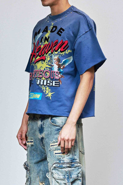 First Row - Made In Heaven Righteous Will Cropped Tee (Urban Grey)