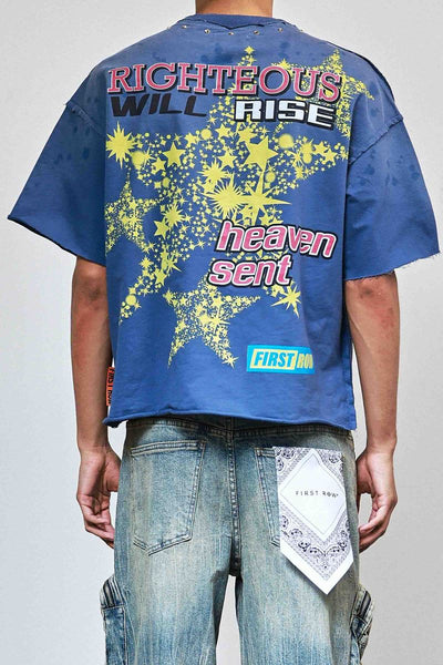 First Row - Made In Heaven Righteous Will Cropped Tee (Urban Grey)