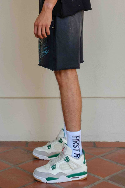 First Row - Be Fierce Tribal Scorpion Shorts (Black)