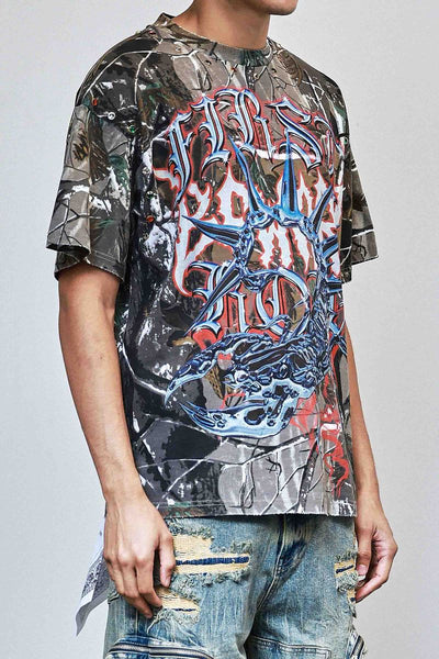 First Row - Be Fierce Hunt Scorpion Tee (Hunting Camo)